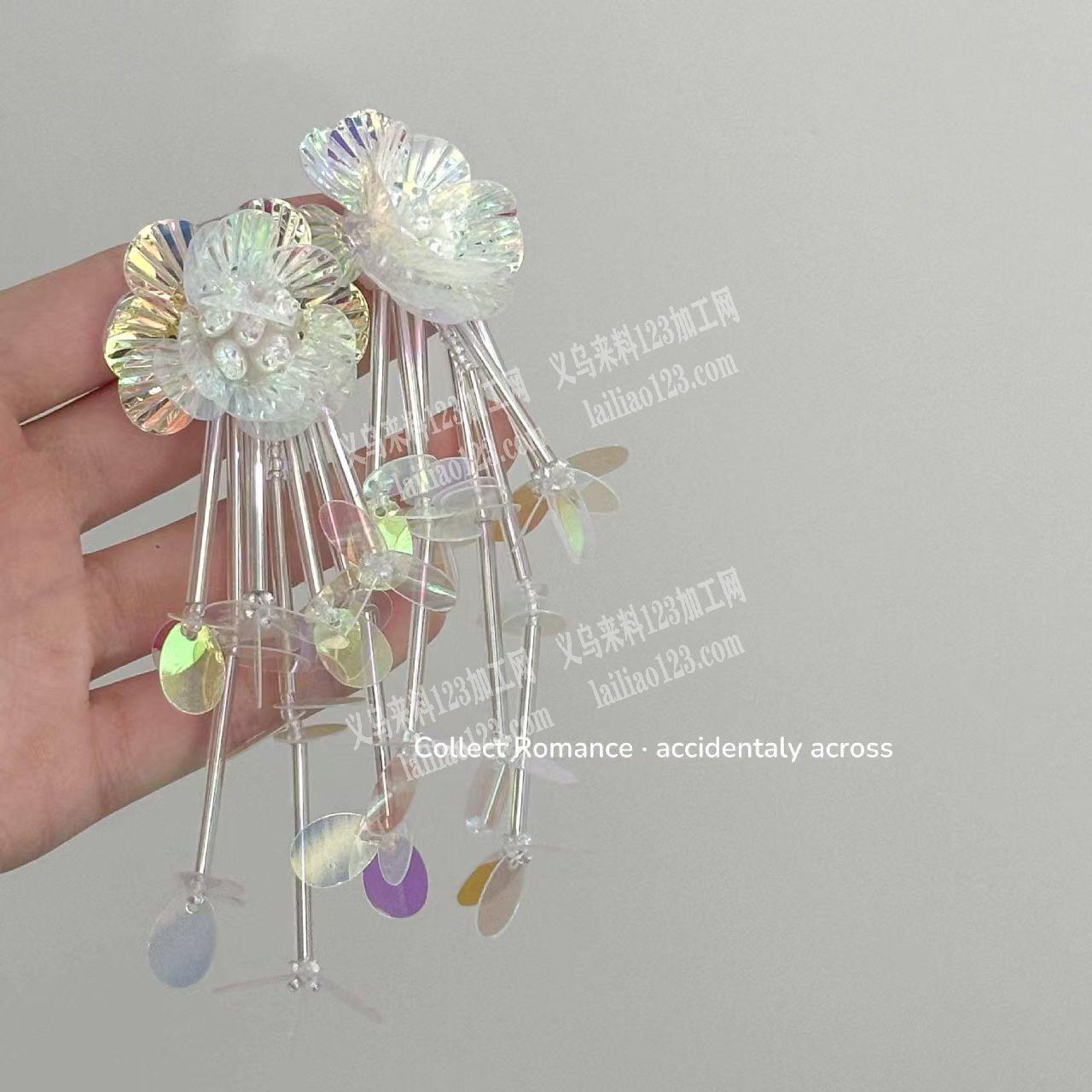 手工成品耳环订单，如图，流苏款式的，寻找