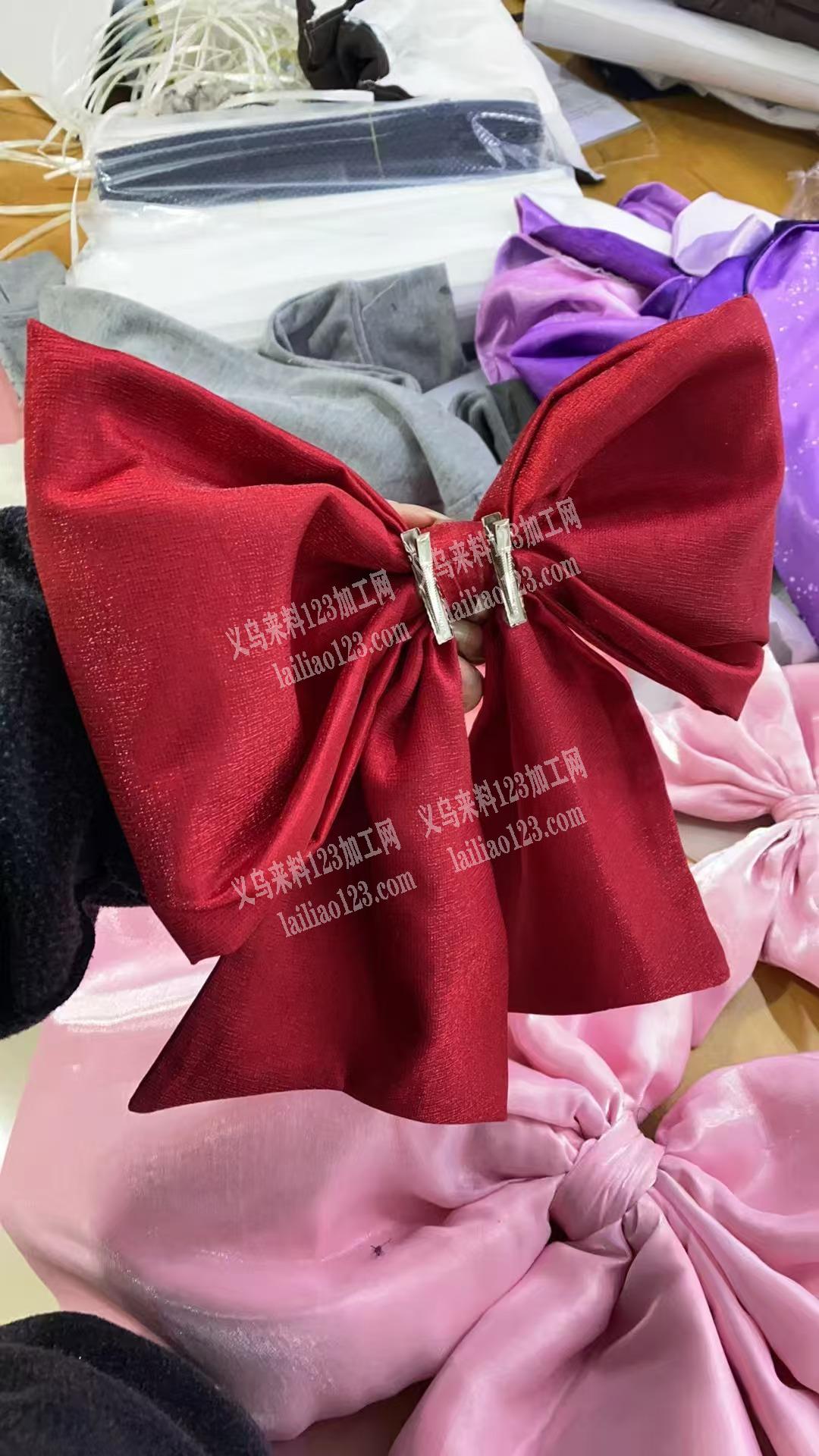 大布艺蝴蝶结外发加工，寻找会做的手工活加