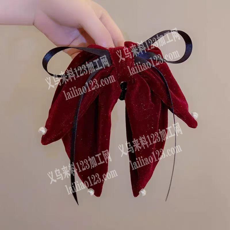 寻找加工厂，布艺蝴蝶结发夹