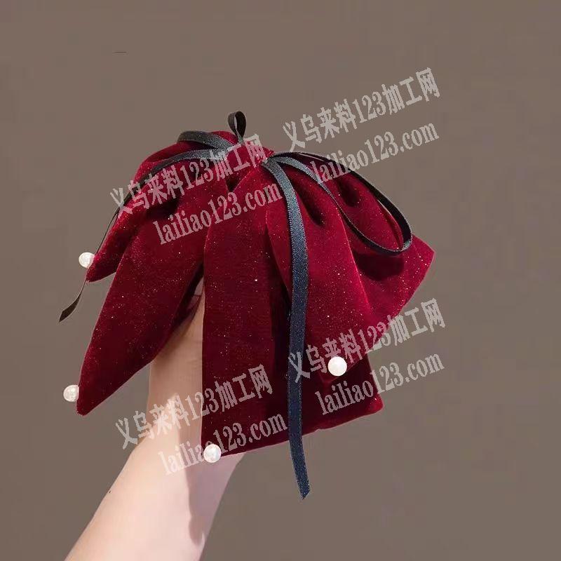 寻找加工厂，布艺蝴蝶结发夹