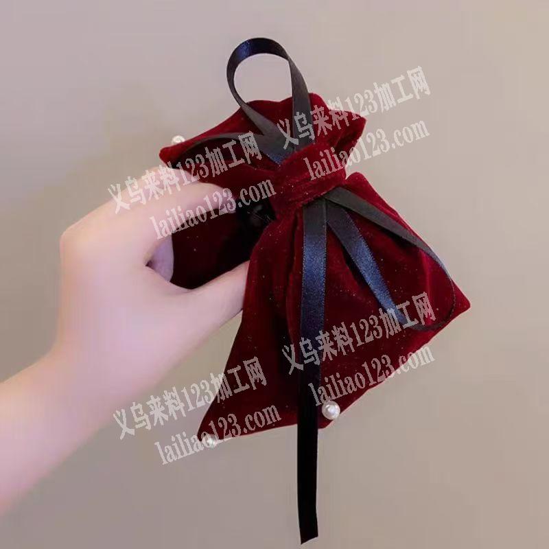 寻找加工厂，布艺蝴蝶结发夹