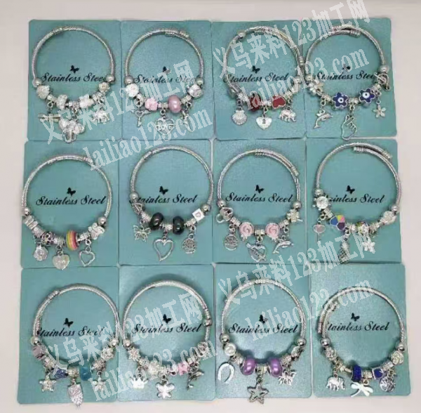 如图手链手工活外发加工，纯加工，寻找会做