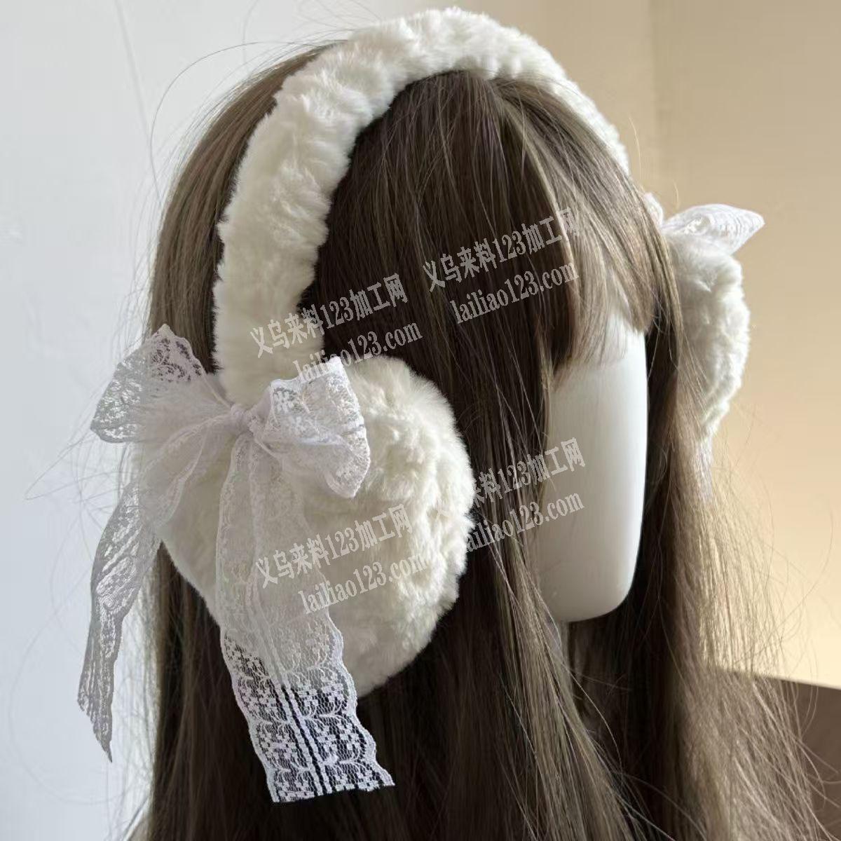 大量这个毛绒桃心耳罩订单，寻找成品工厂，