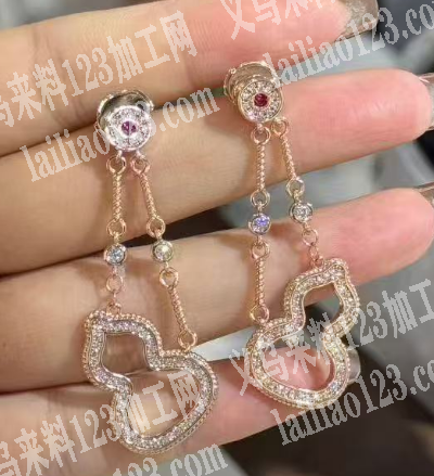 铜饰品耳环订单，如图，寻找耳环成品工厂，