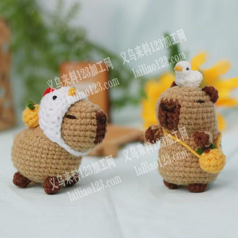 毛线钩针编织小挂件订单，寻找专业做钩针编