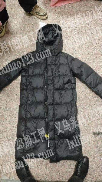 处理，国标50绒加长羽绒服现货25000