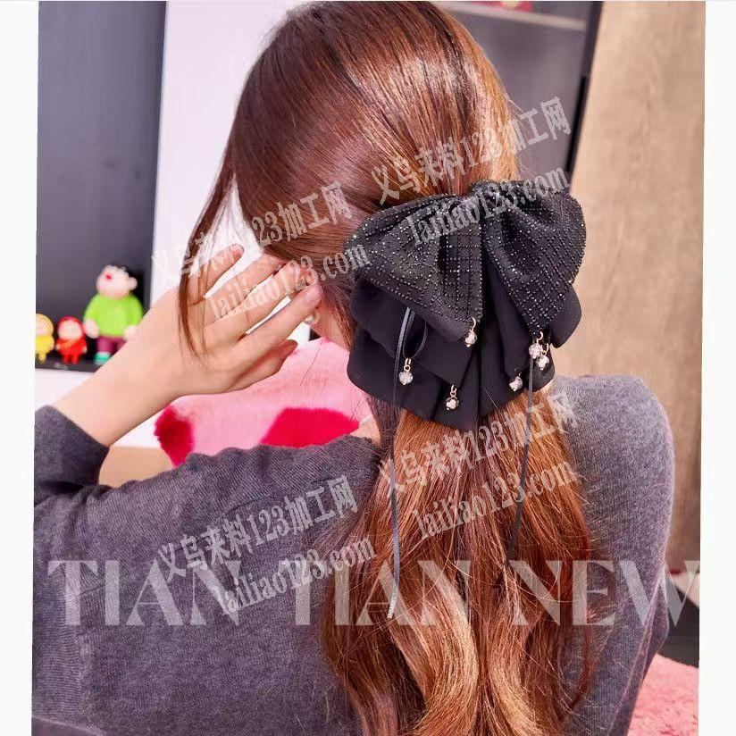 布艺蝴蝶结发饰头饰订单，寻找专业做布艺饰