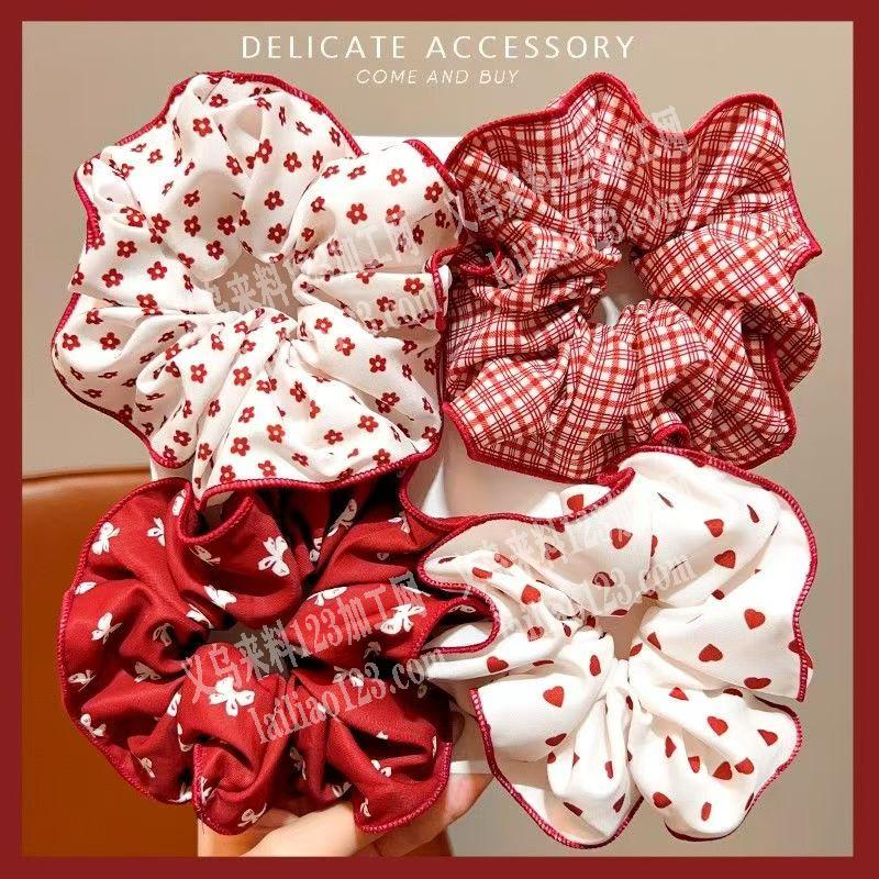 布艺拷边锁边发圈成品订单，。如图。寻找专