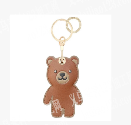 皮革小熊挂件订单，如图，寻找挂件成品工厂