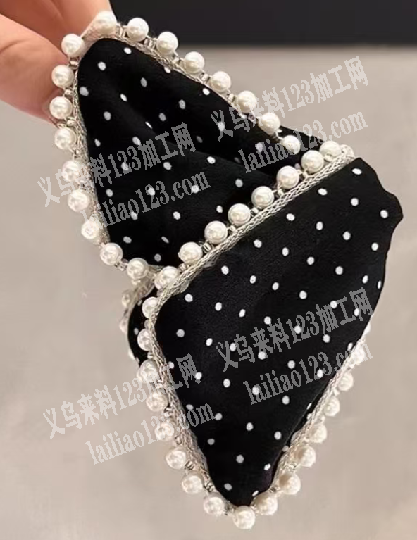 布艺头饰订单，寻找专业做这个布艺抓夹成品