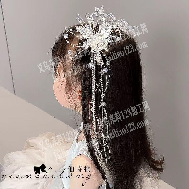 手工儿童发饰品成品订单，如图，寻找成品工