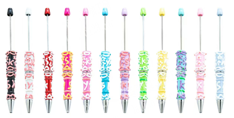 找如图串珠笔工厂，这个谁做过？要做过的没