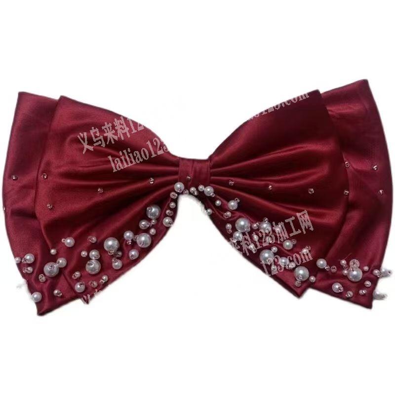 手缝珠子的手工活外发加工，如图，手缝在蝴