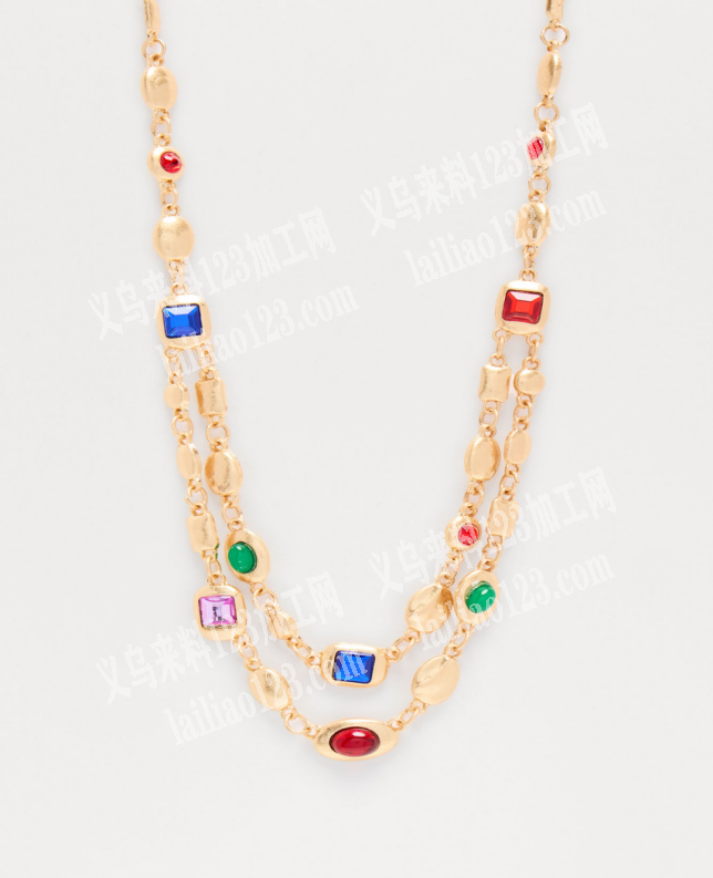 宝石项链订单，公司有订单，找这种现货和能