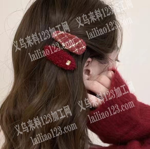 如图，布包发夹，外发加工或者包工包料都可