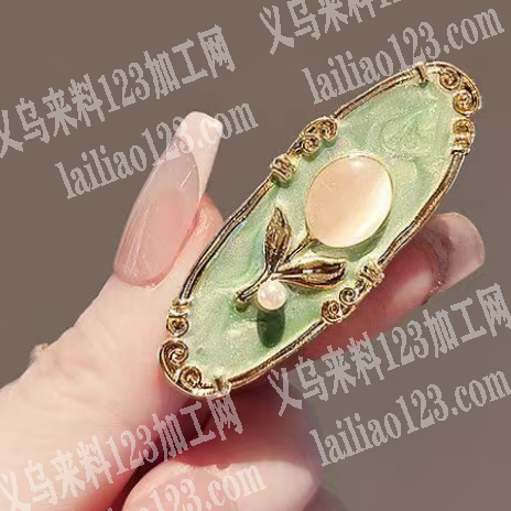 鸭嘴夹订单。如图合金发夹订单，寻找压铸的