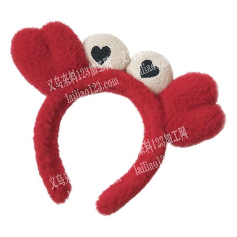 新款毛绒发箍订单，如图，成品订单，寻找成