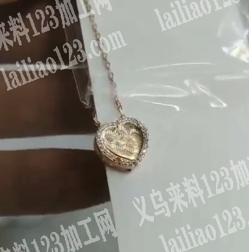 【订单量大】饰品项链吊坠【车花】外发加工