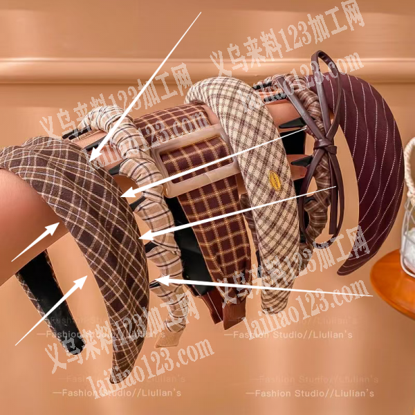 布艺发箍外发加工，如图，找东阳附近工厂专