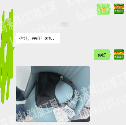 手提包订单外发，寻找箱包加工厂，如图，请