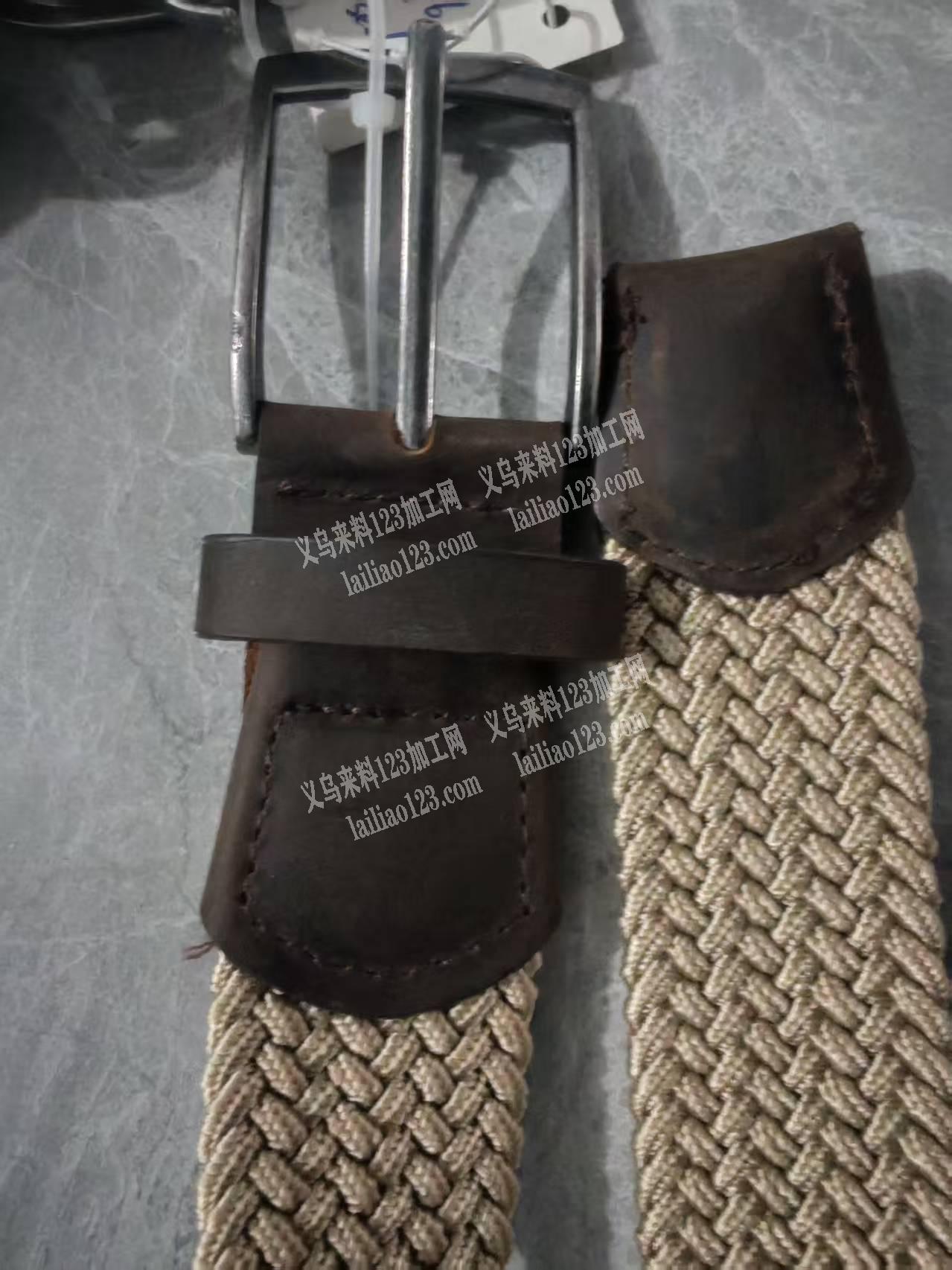 【踩线，腰带扣头】需要花样机踩线，如图，