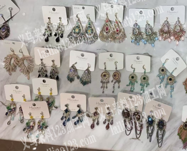 手工耳环成品订单，如图，寻找专业做手工耳