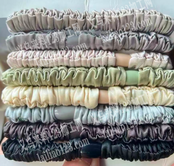 布艺小肠圈，布艺饰品成品订单，寻找布艺成