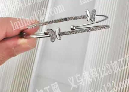 多款蝴蝶手镯烧焊外发加工，寻找烧焊加工厂