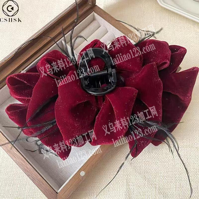 泡泡抓夹，布艺的，成品订单，如图