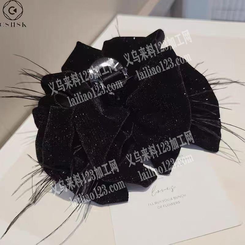 泡泡抓夹，布艺的，成品订单，如图