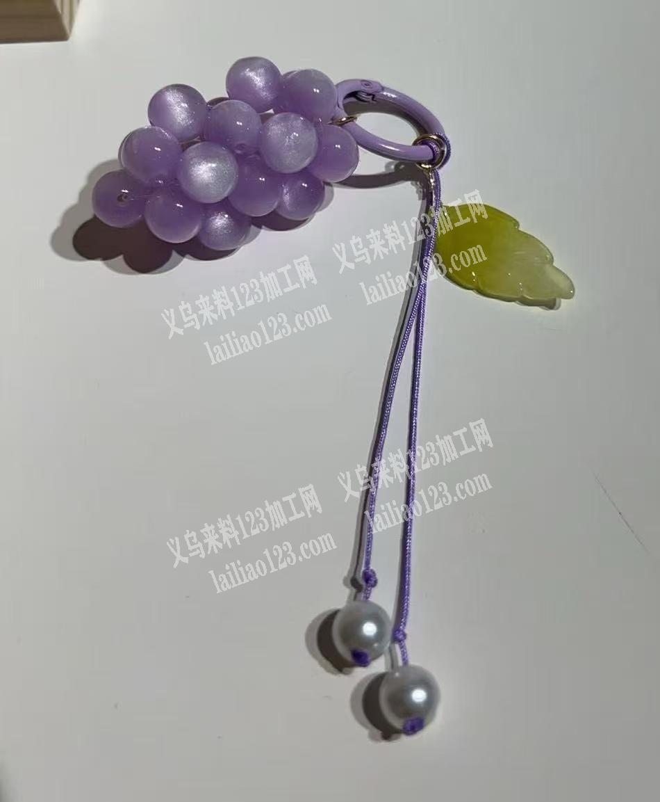 串珠编织打结的手工订单外发加工，如图，寻