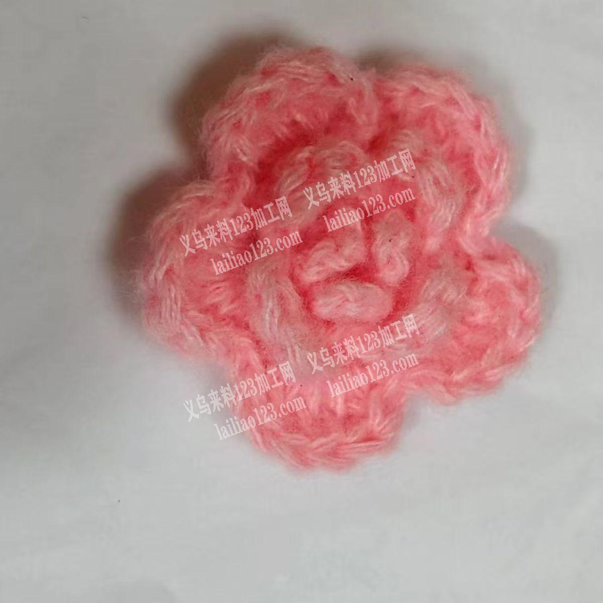 毛线钩针编织花朵订单谁家能做？包工包料或