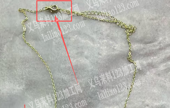 【项链手工活】挂钢丝圈的手工活外发加工，