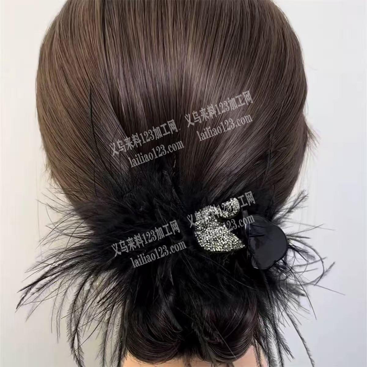 羽毛抓夹发夹订单，如图，寻找专业做这个天