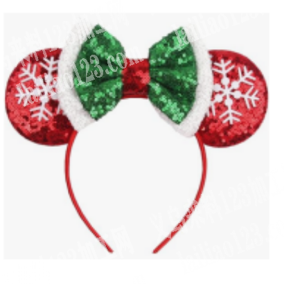 外贸圣诞头箍订单。如图。找工厂，如图饰品