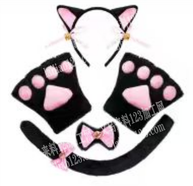 发箍手套，蝴蝶结，卷发棒，成品订单，外贸