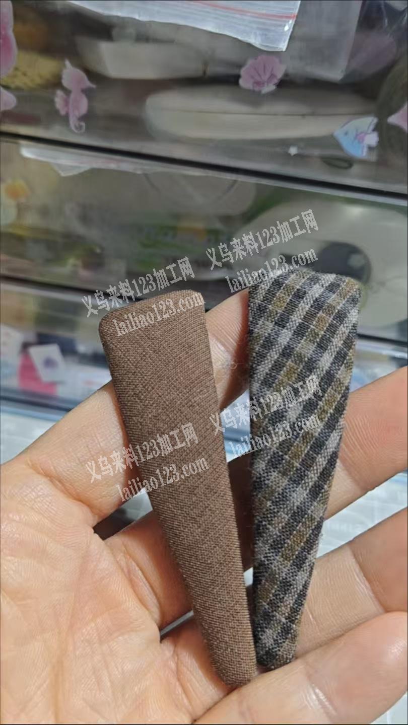 发夹包布手工活外发加工，寻找会做包布发夹