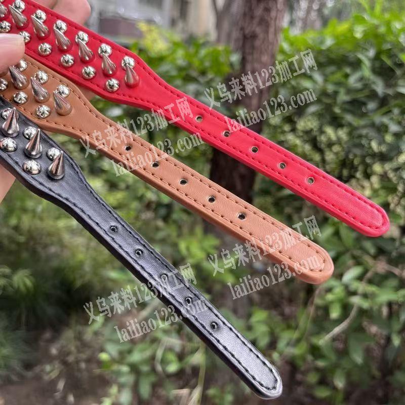 【油边外发】皮质项圈纯棉油边需要外发加工