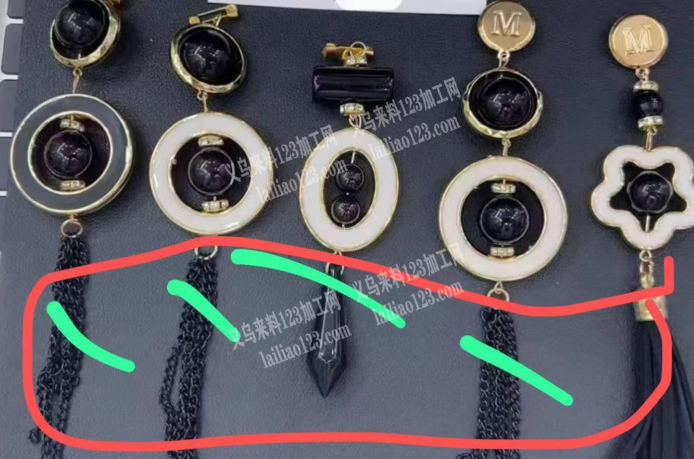 10来万项链吊坠流苏订单，如图每款200