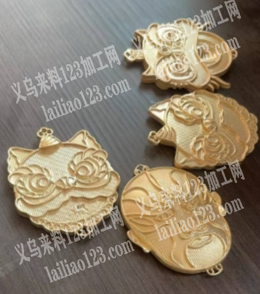 压铸外发，如图，合金吊坠压铸订单。寻找专