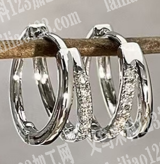 大量耳环订单，如图，毛胚就可以，寻找厂家