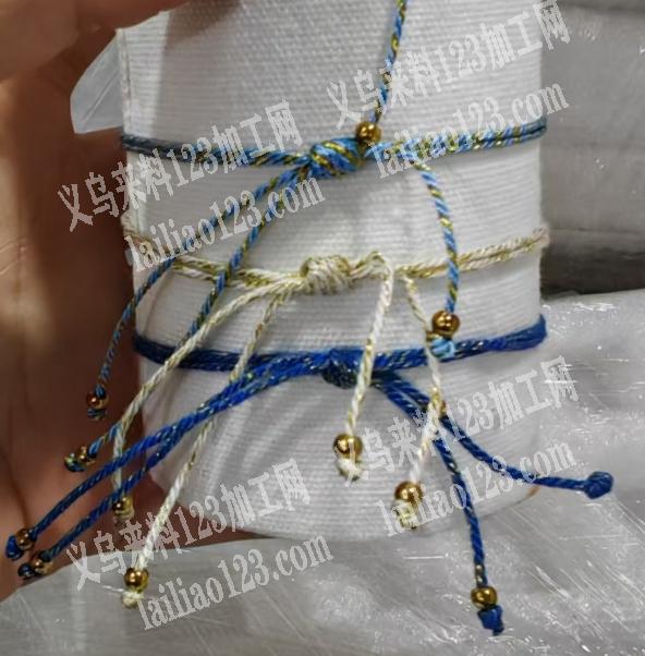 大量，打结串珠编织，做手链的手工活外发。