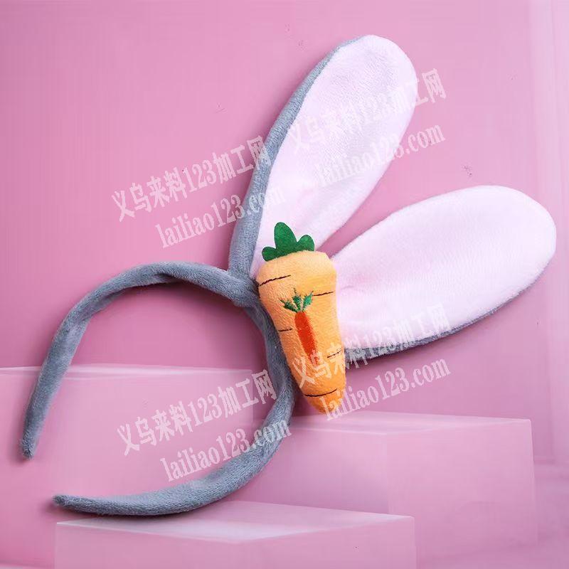 手工组装这个毛绒发箍订单，寻找会做的手工