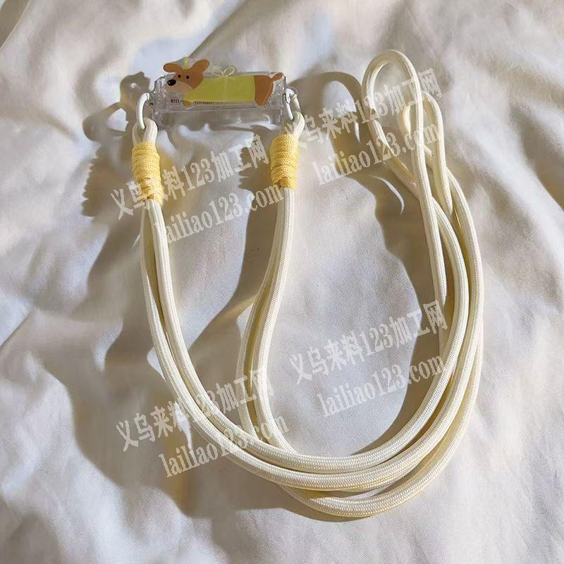 手工手机挂绳编成成品订单，手工编绳成品订