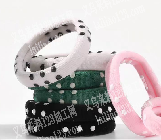 点胶毛巾圈发圈订单，如图，寻找成品工厂，