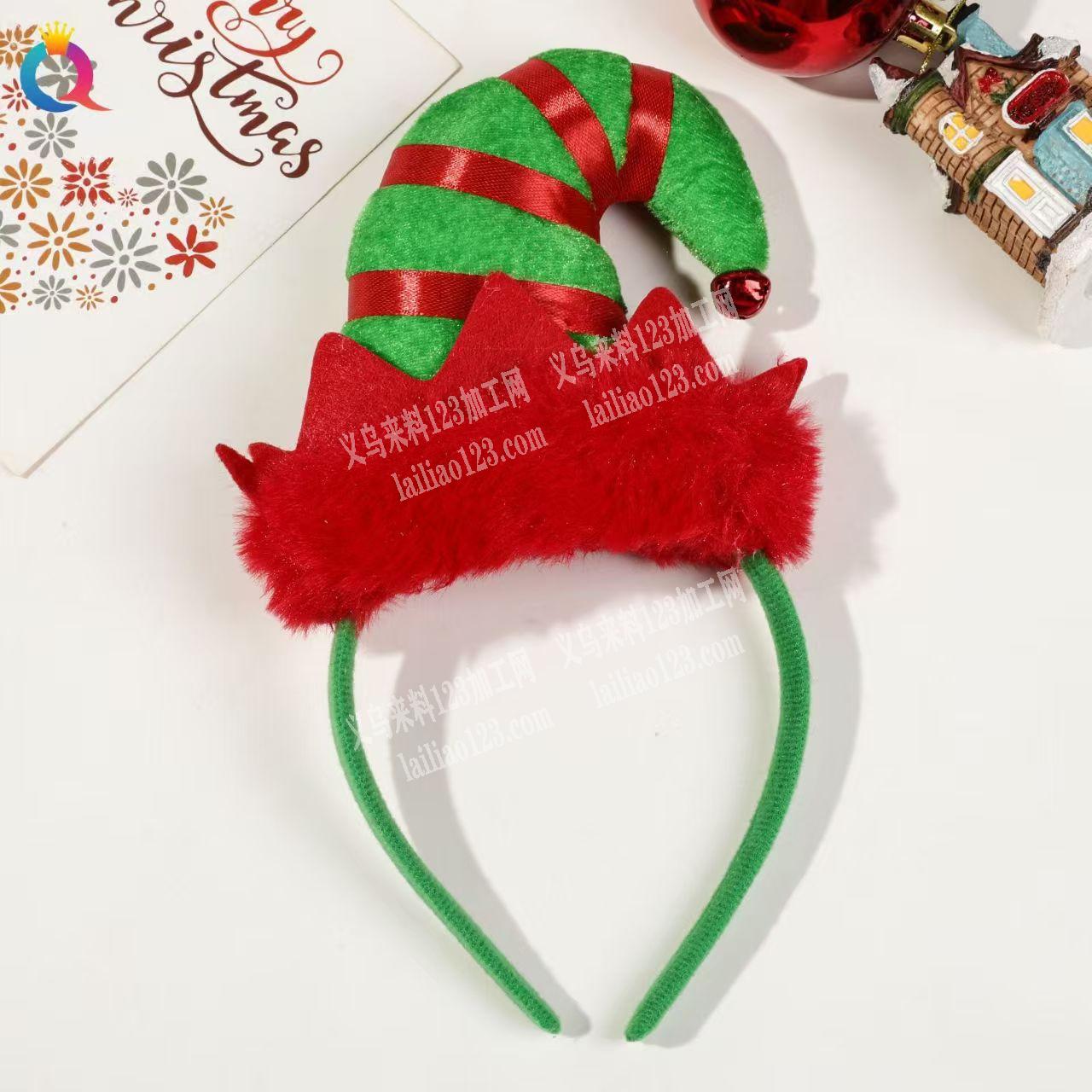 布艺圣诞系列发箍订单，外发加工，寻找做发