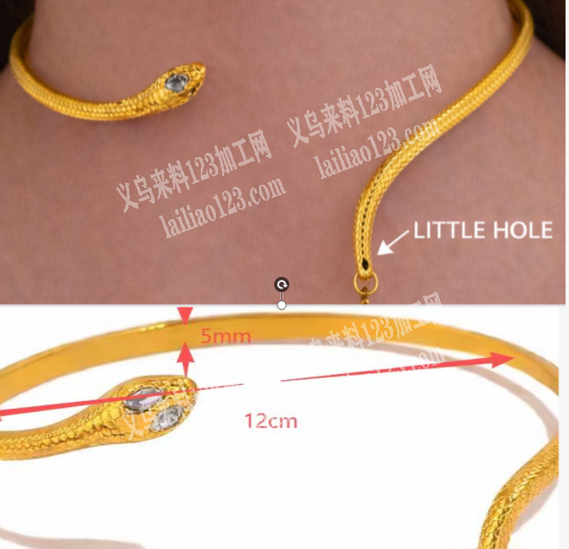 公司有合金压铸项圈订单，如图，项圈铸造的