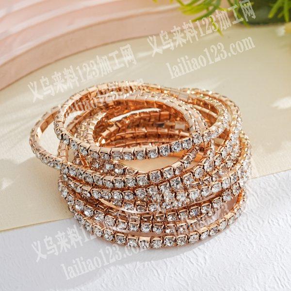 大量爪钻的手链成品订单，附图片，寻找成品