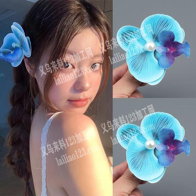 15万蝴蝶兰仿真花发夹订单，如图，寻找成