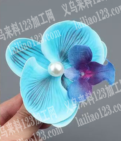 大量蝴蝶兰仿真花发夹订单，如图，寻找成品